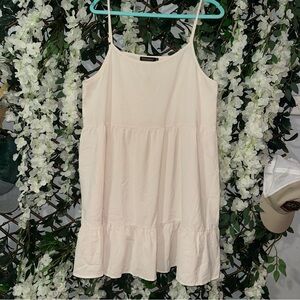Cream Sleeveless Dress
